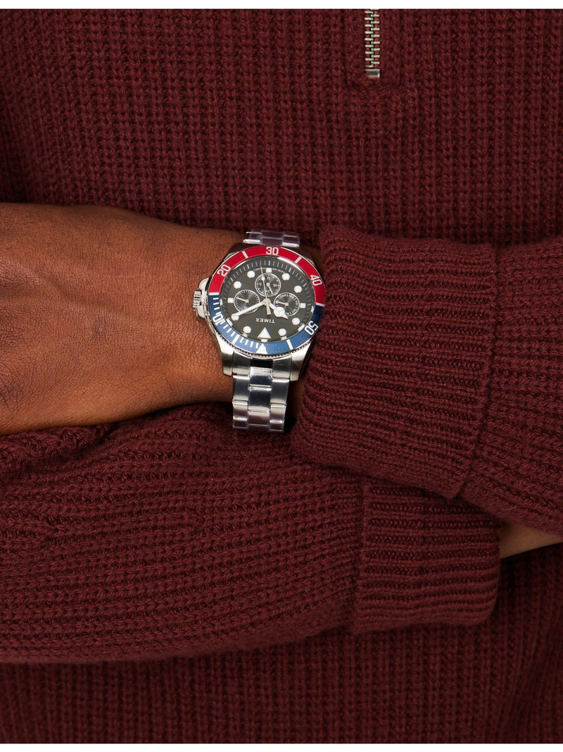 Timex Harborside Coast multifunction quartz watch 43mm, imported from the UK