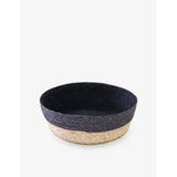 Round Handmade Palm Basket - Azul Natural Agave