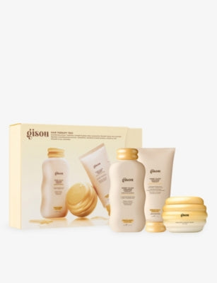 Gisou hair therapy trio set in 75ml 50ml and 30ml, UK version