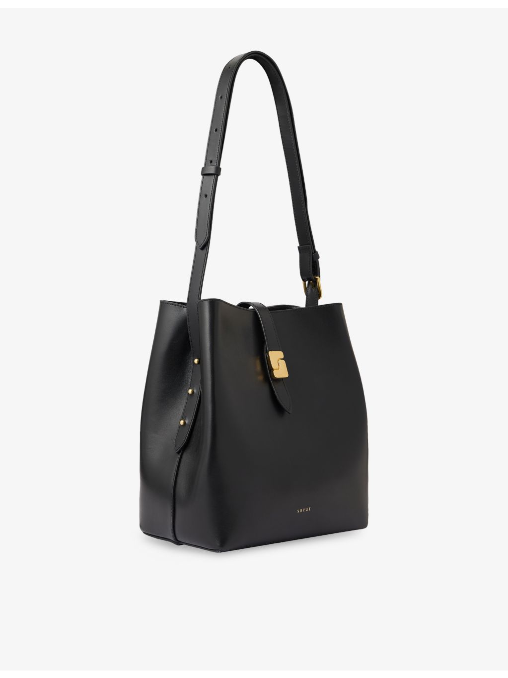 Soeur Bello leather shoulder bag bucket style - British product