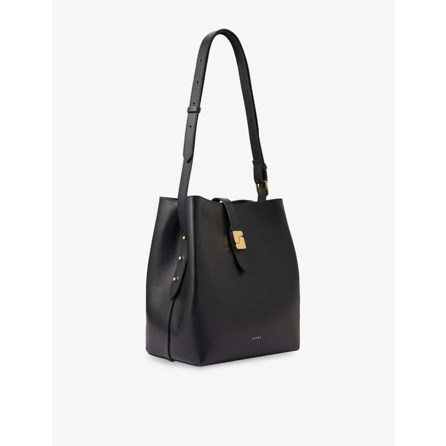 Soeur Bello leather shoulder bag bucket style - British product