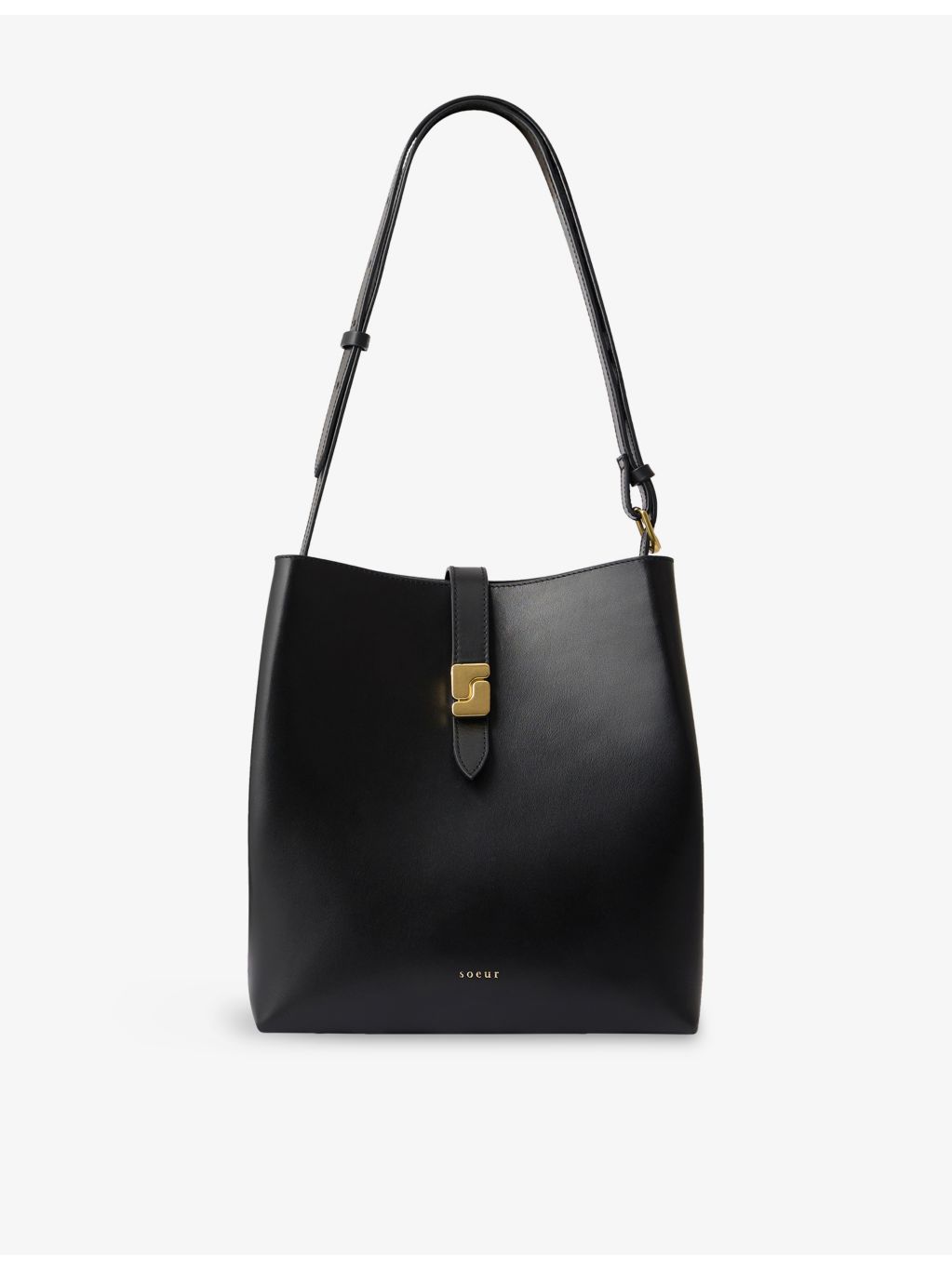 Soeur Bello leather shoulder bag bucket style - British product