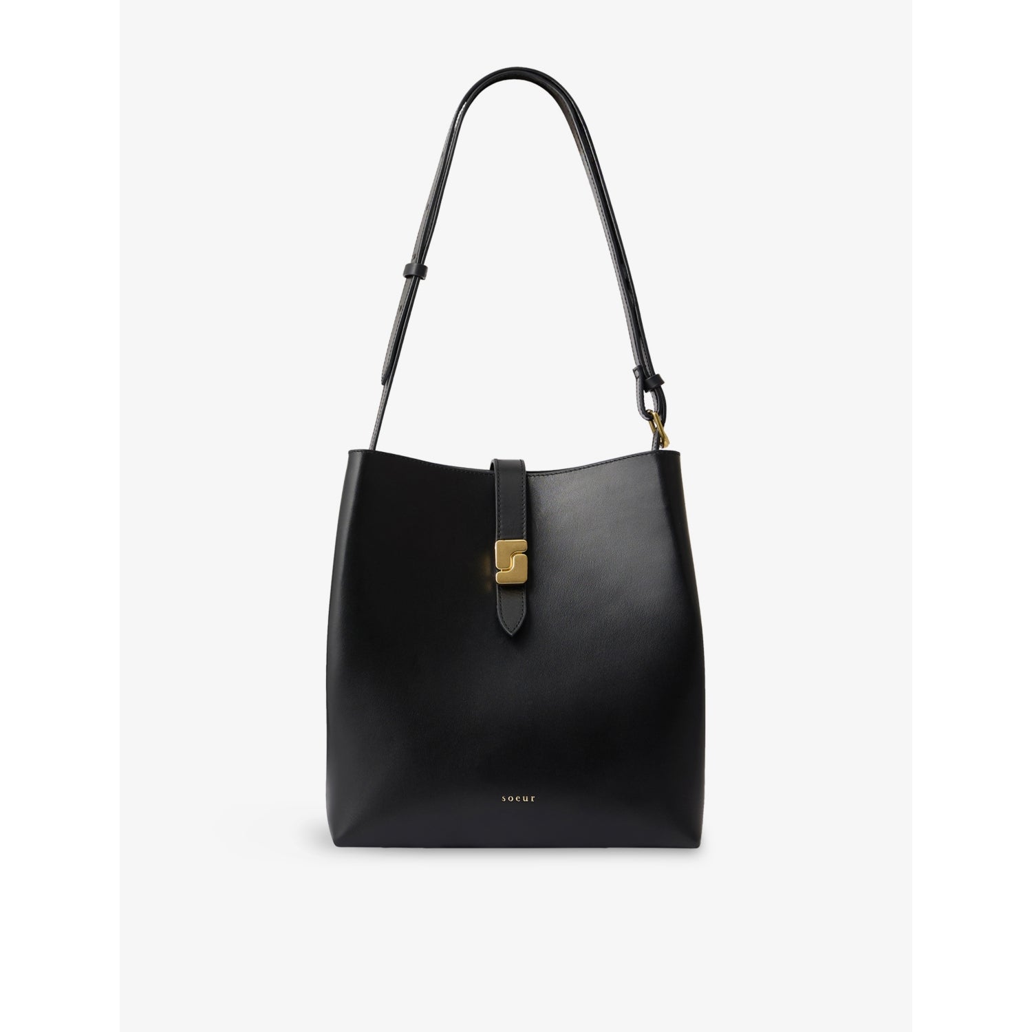 Soeur Bello leather shoulder bag bucket style - British product