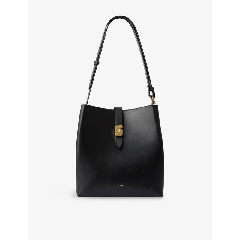 Soeur Bello leather shoulder bag bucket style - British product