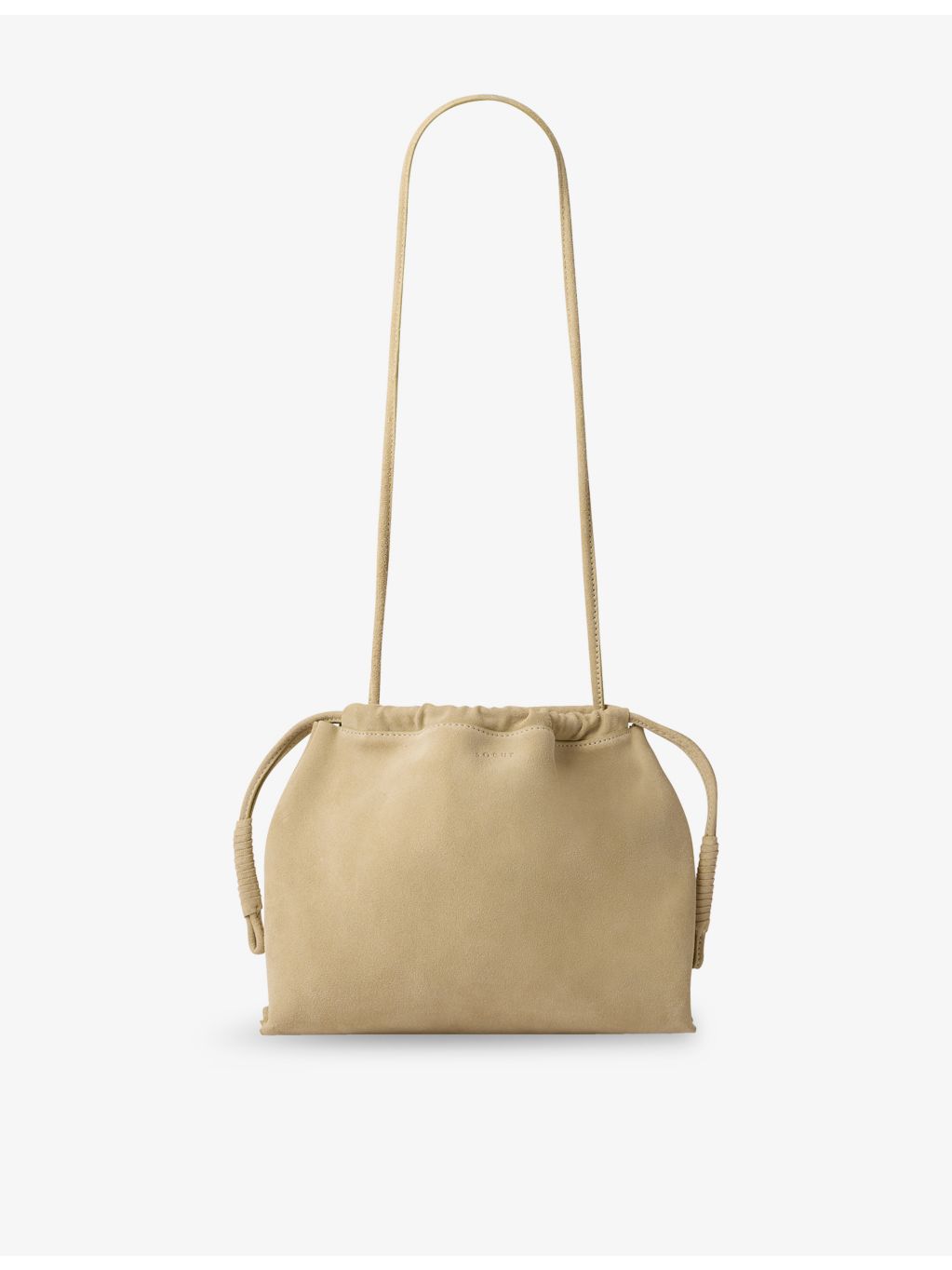 Soeur Suzette suede shoulder bag with drawstring, UK version