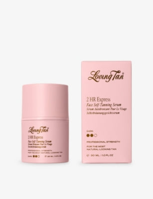 Loving Tan 2 HR Express Face Self-Tanning Serum 30ml (British brand)