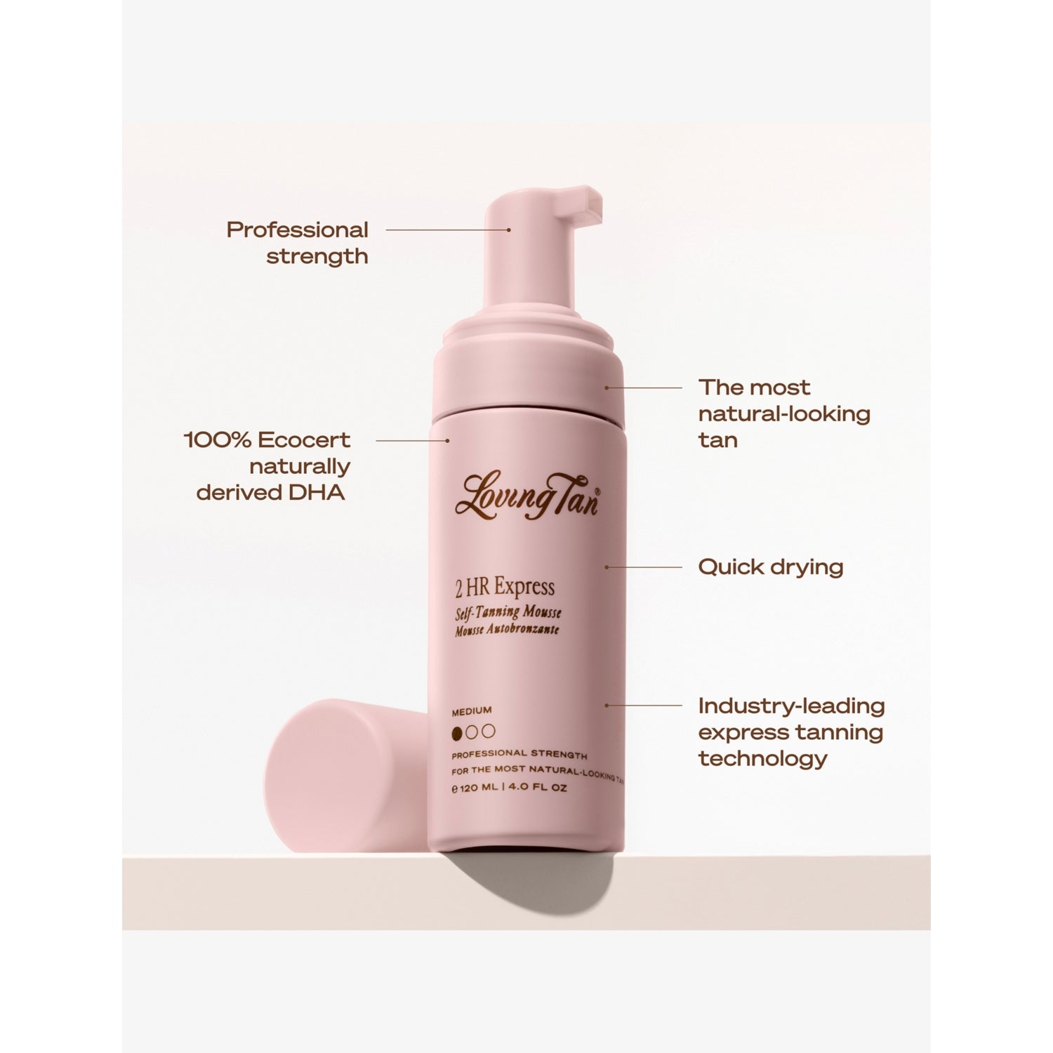Loving Tan express self-tanning mousse 200ml (British brand)