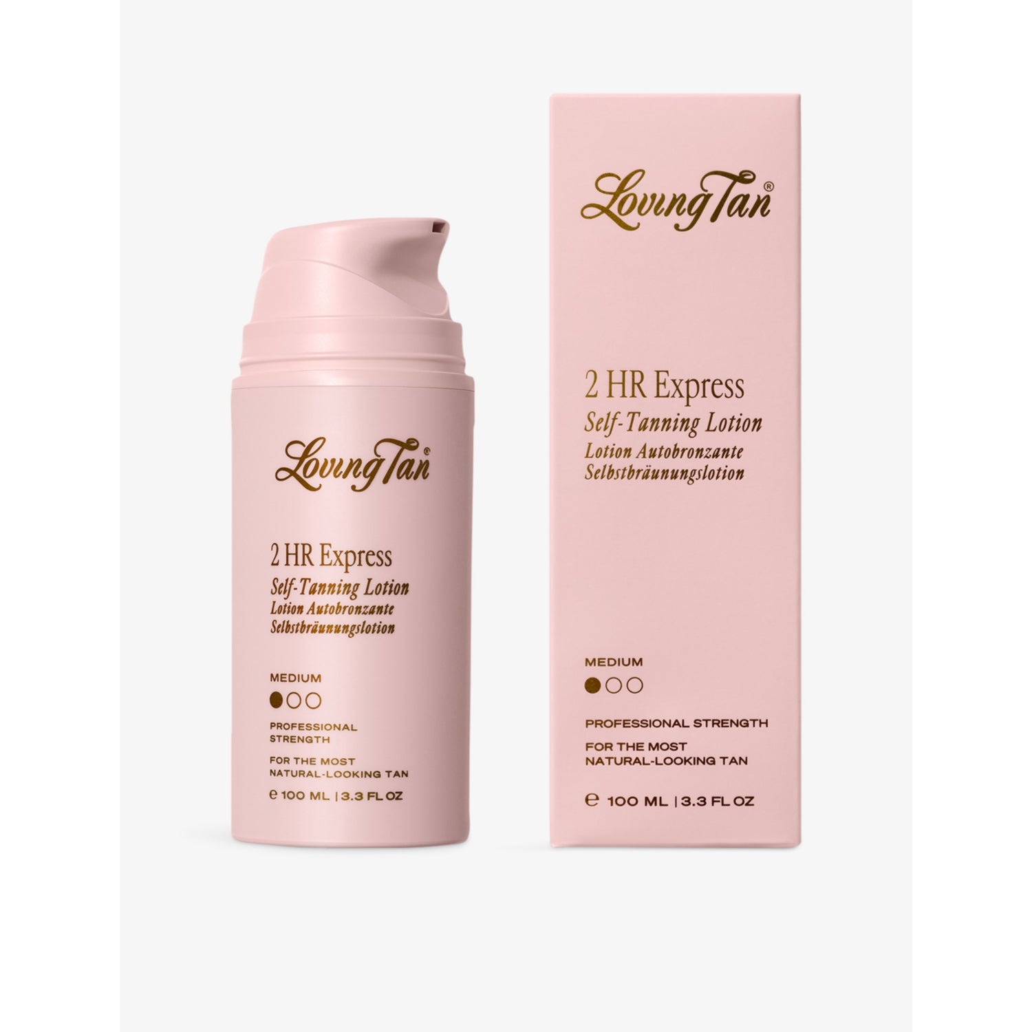 2 HR Express Self-Tanning Lotion 100ml - DARK