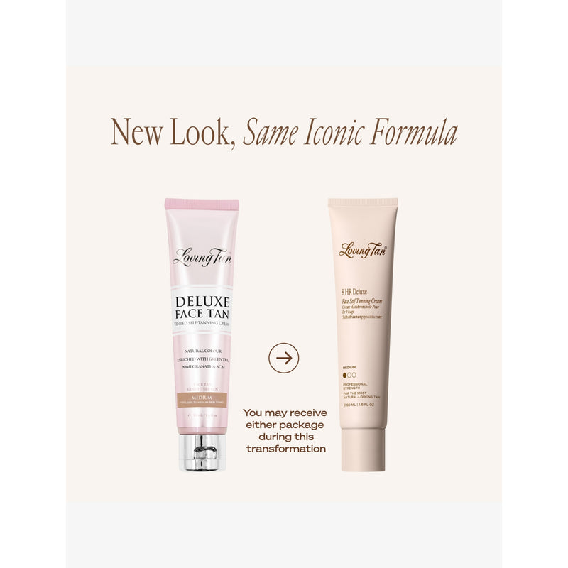 Loving Tan Deluxe face self-tanning cream 50ml, imported from the UK