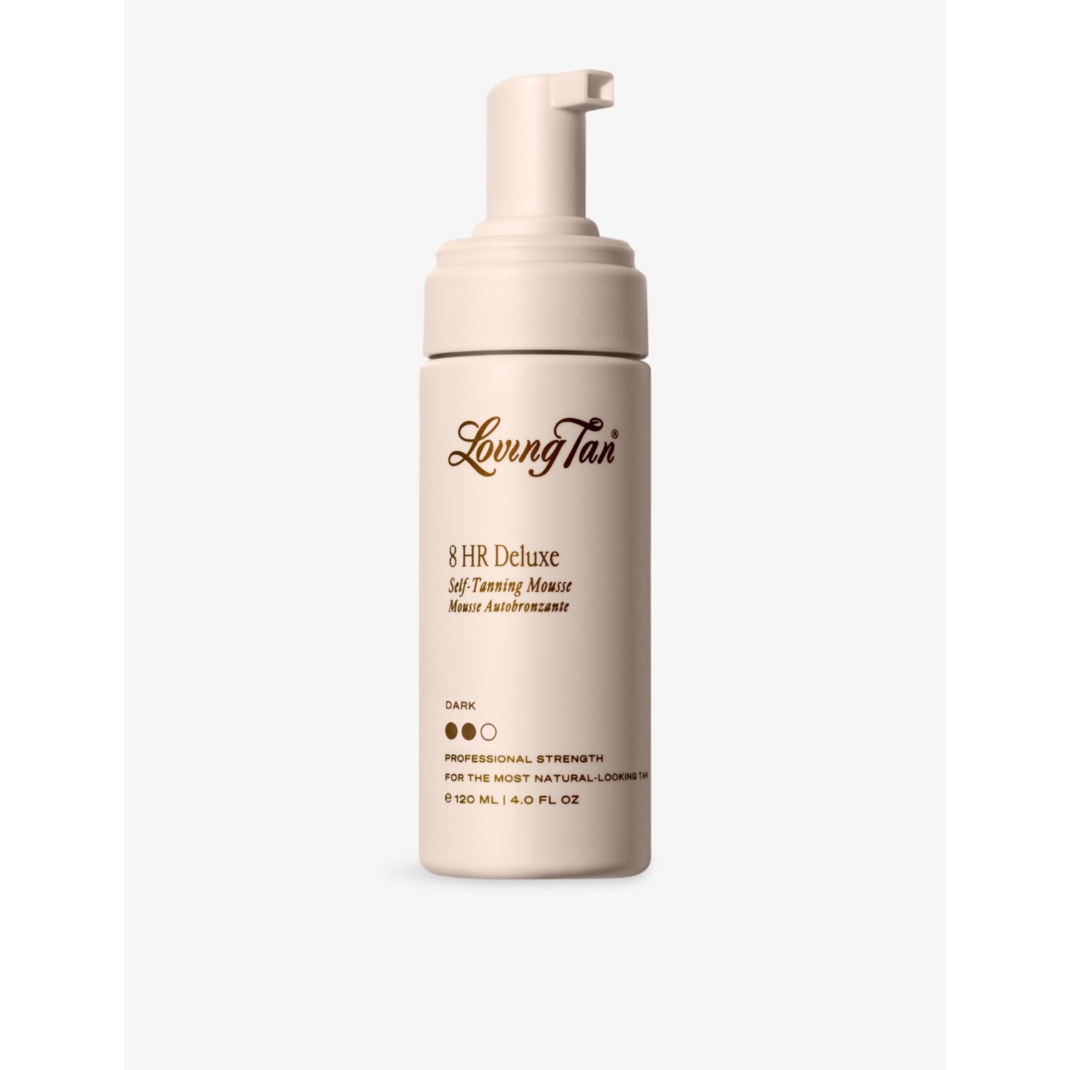 Loving Tan self-tanning mousse 8 HR Deluxe 120ml, imported from the UK