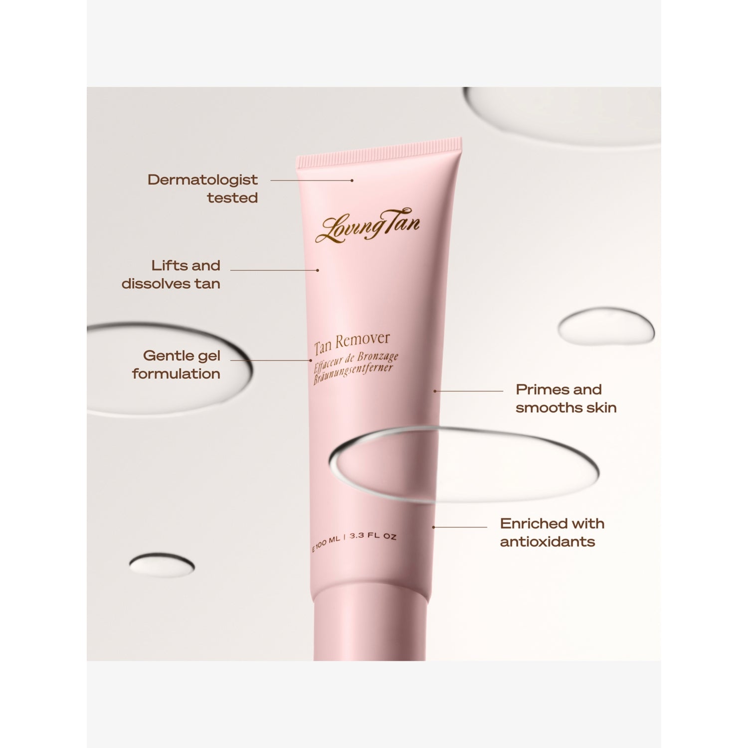 Loving Tan tan remover gel formula 100ml, UK version