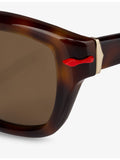 Christian Louboutin Kate butterfly-frame tortoiseshell acetate sunglasses, imported from the UK