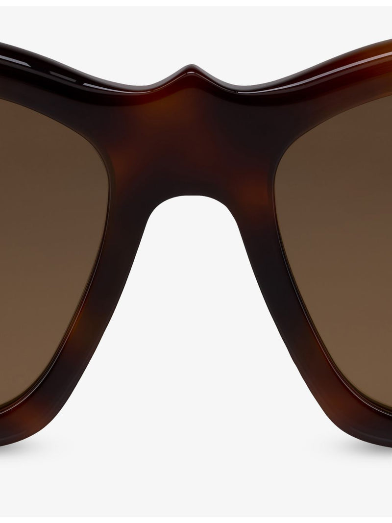 Christian Louboutin Kate butterfly-frame tortoiseshell acetate sunglasses, imported from the UK