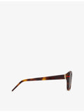 Christian Louboutin Kate butterfly-frame tortoiseshell acetate sunglasses, imported from the UK