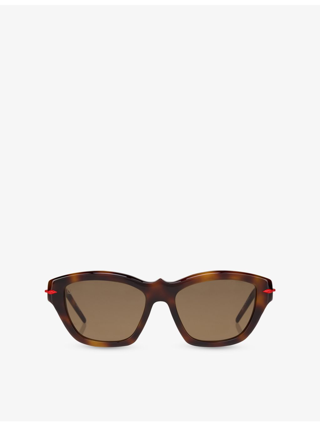 Christian Louboutin Kate butterfly-frame tortoiseshell acetate sunglasses, imported from the UK