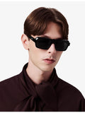 Christian Louboutin LB0027 rectangle acetate sunglasses, UK version