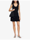 Sandro diamante-embellished crochet bag, UK version