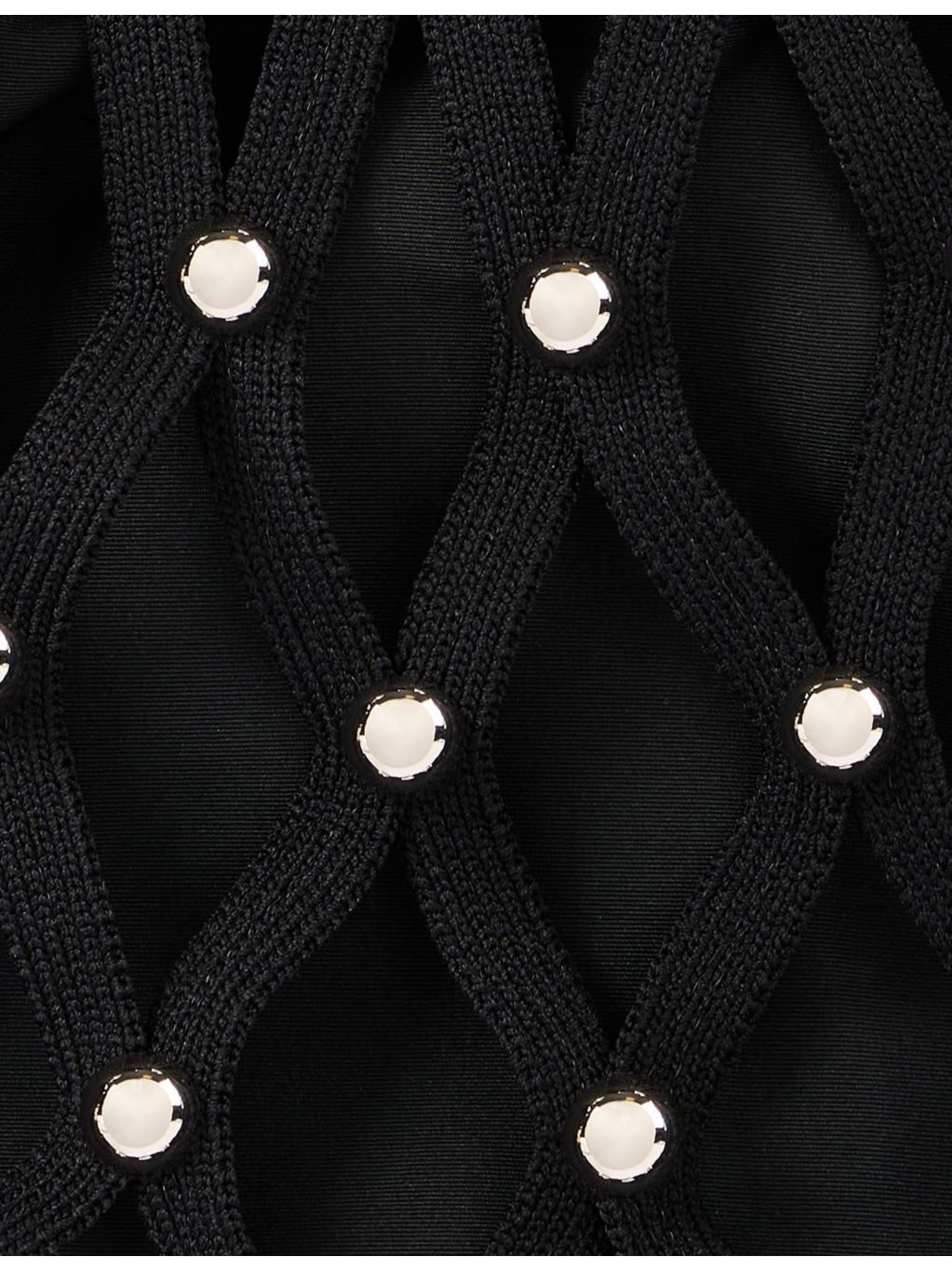 Sandro diamante-embellished crochet bag, UK version