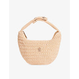 Branded Crochet Mini Bag - ECRU