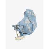 Sandro fish handmade crochet keyring gold-tone hardware - British product