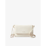 Logo Leather Crossbody Bag - BLACK