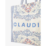 Claudie Pierlot oversized cotton tote bag with floral embroidery (British brand)