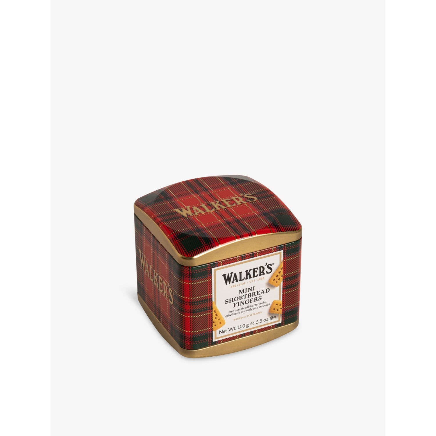 Walkers Tartan Tin mini shortbread fingers 100g - British product