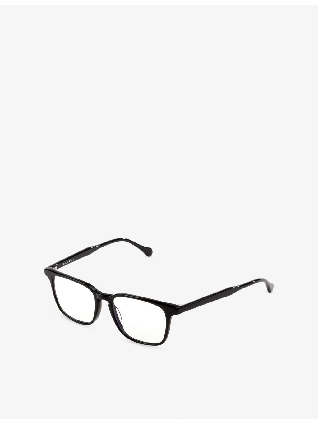 Felix Gray Nash black non-prescription glasses (British brand)