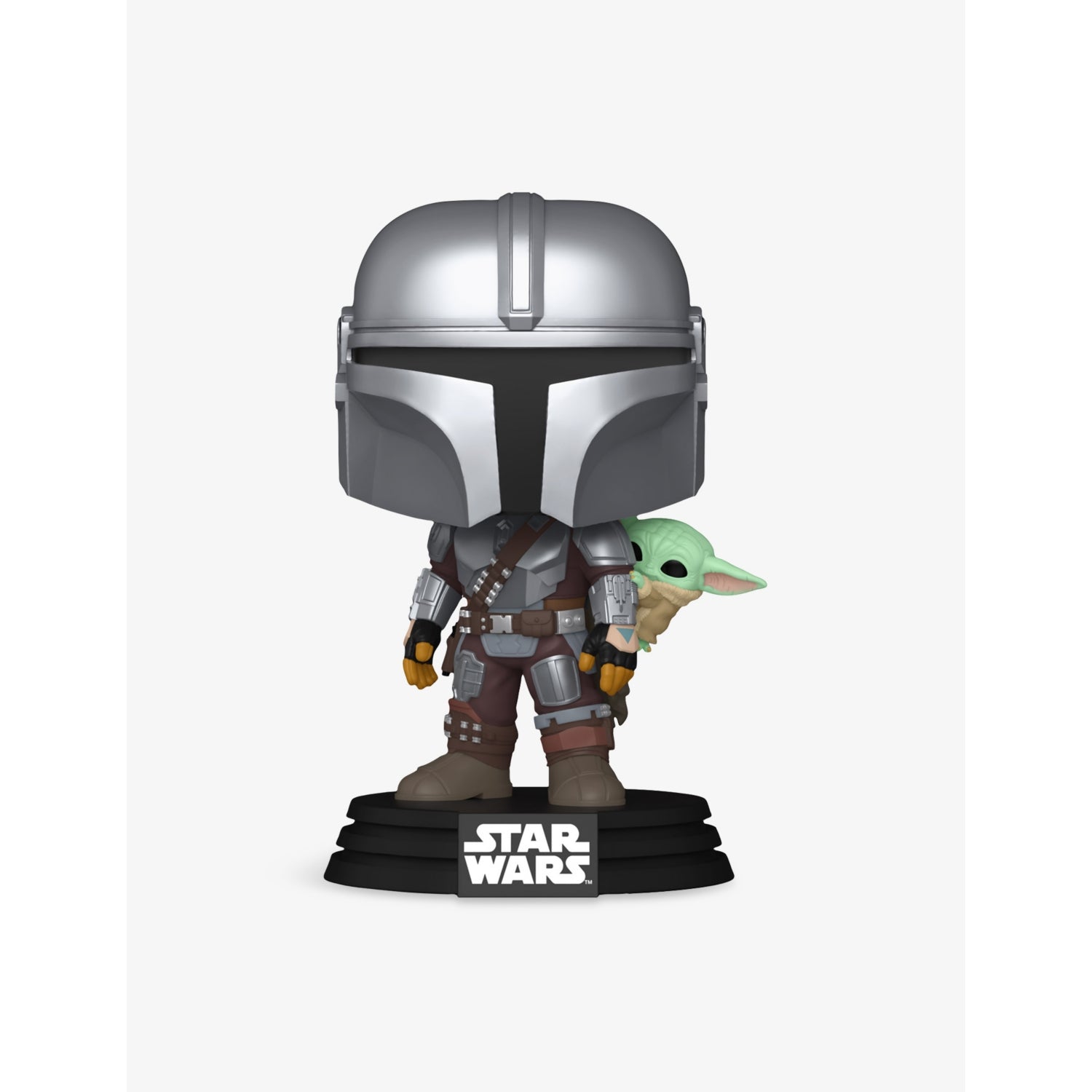 Funko vinyl figure Mandalorian with Grogu 11.2cm, imported from the UK