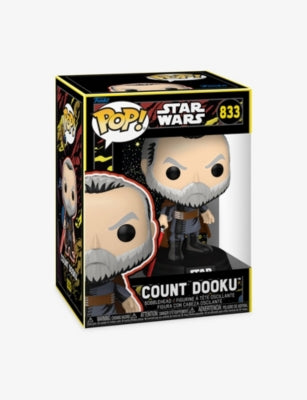 Funko Pop vinyl figure Count Dooku retro 11.4cm, imported from the UK
