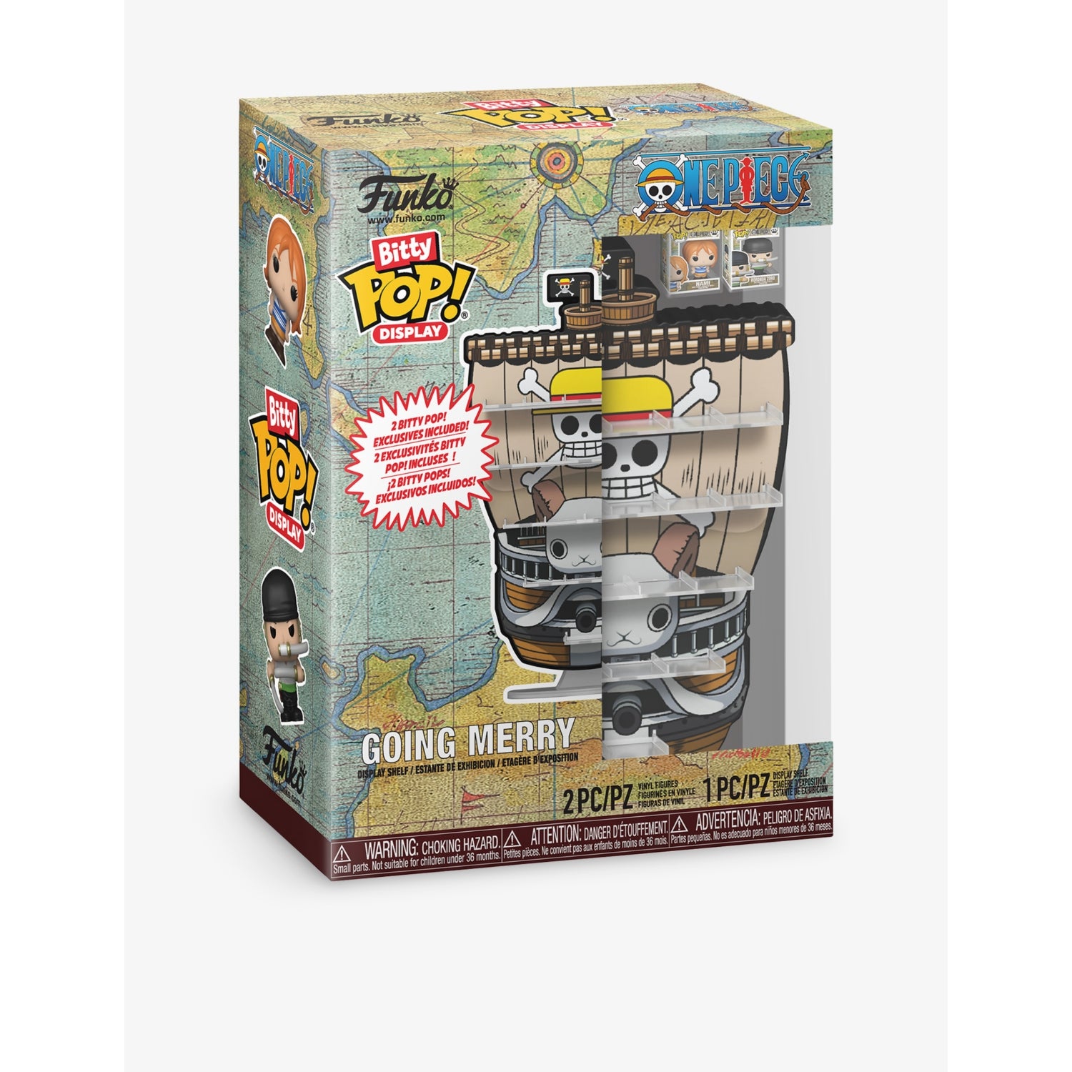 Funko Bitty Pop One Piece Going Merry display stand 26.7cm (British brand)