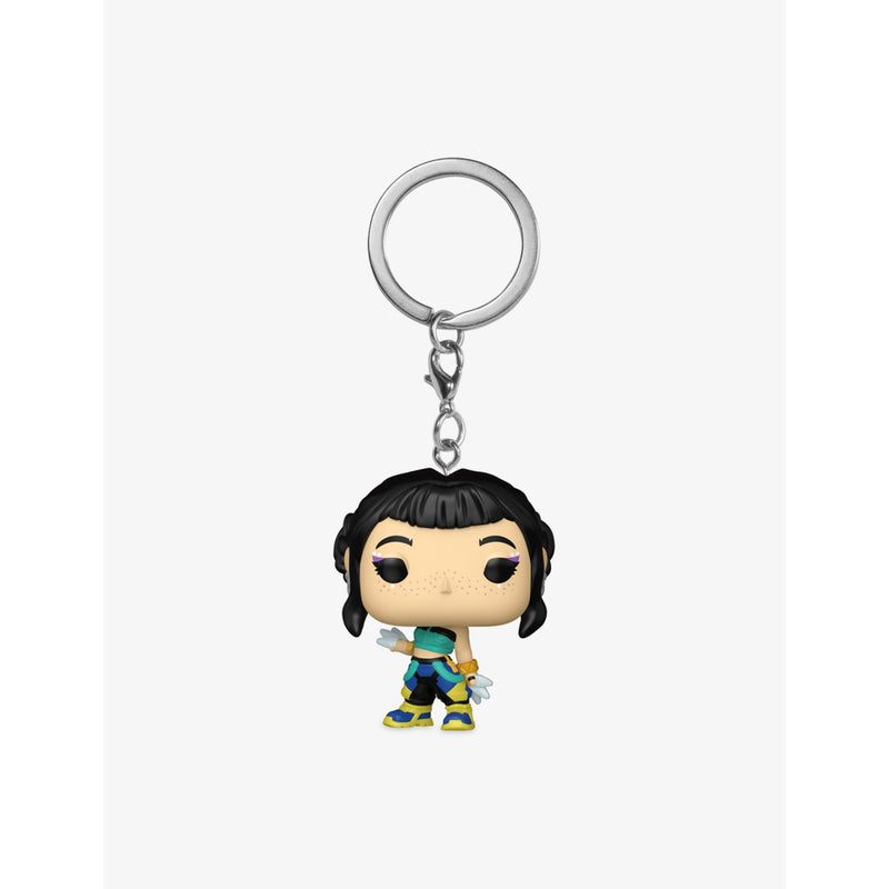 Funko Pop Zoey vinyl keychain figure with metal keyring - British product