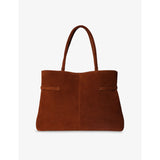 Whistles Noelle suede tote bag with gold hardware, UK version