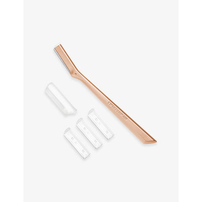 selfridges Tweezerman Rose Gold Facial Razor- Buy online at McGrocer