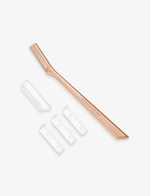 Tweezerman facial razor rose gold, imported from the UK