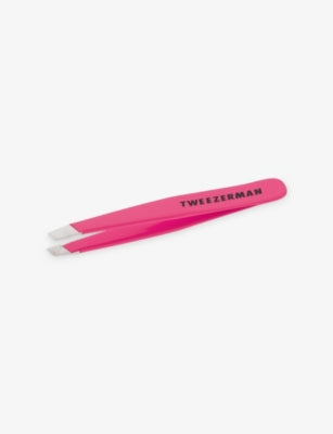 Tweezerman mini slant tweezer for brow grooming - British product