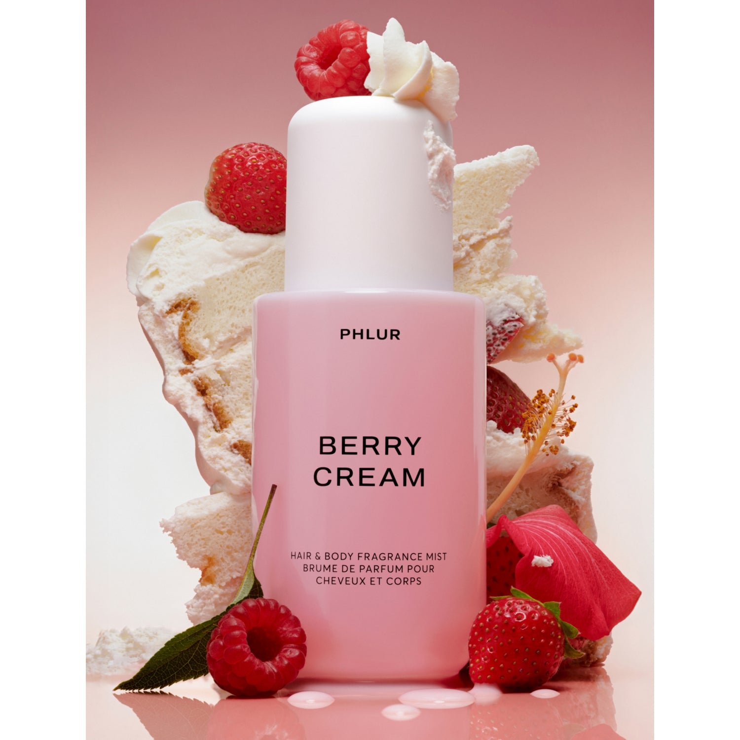 Phlur Berry Cream hair and body mist 237ml, imported from the UK