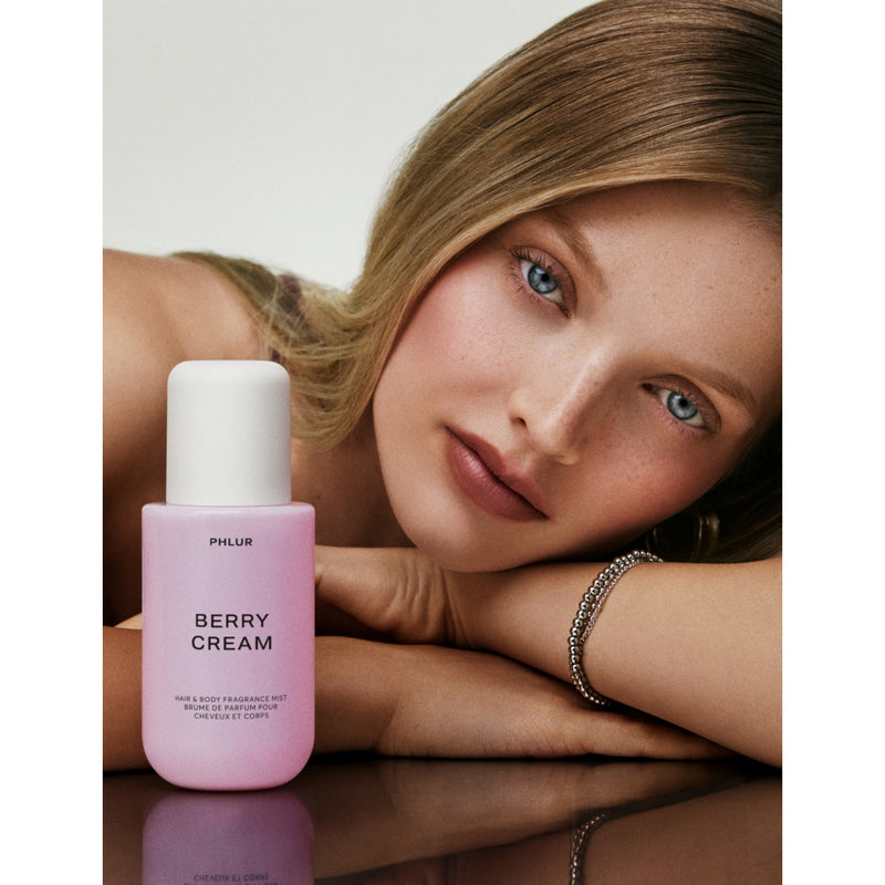 Phlur Berry Cream hair and body mist 237ml, imported from the UK