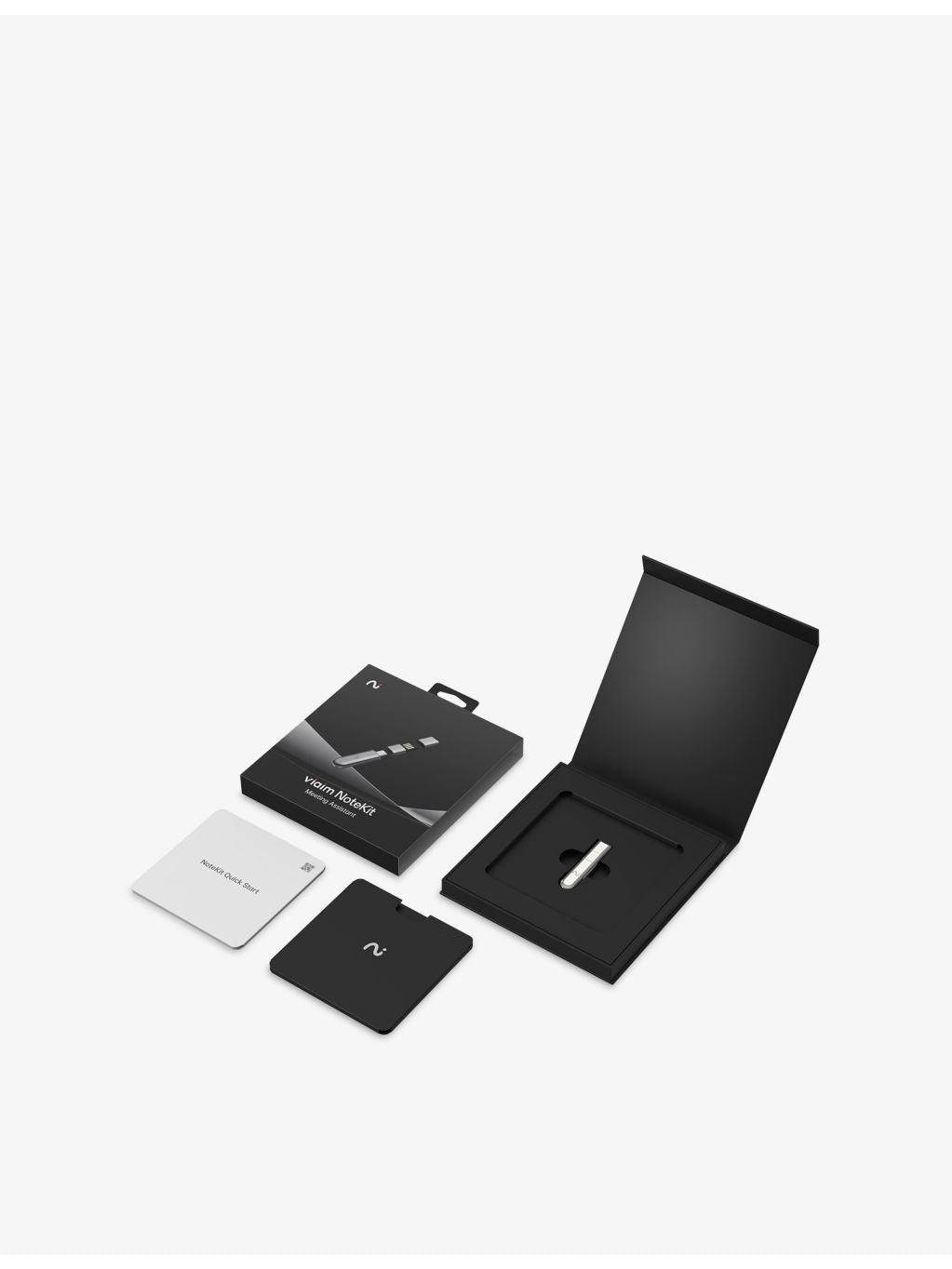 Viaim NoteKit Silver AI voice recorder - British product