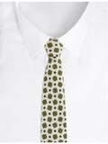 Dunhill silk tie with medallion print, UK version