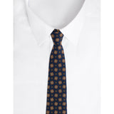 Dunhill silk tie scattered medallion print (British brand)
