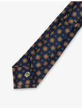 Dunhill silk tie scattered medallion print (British brand)