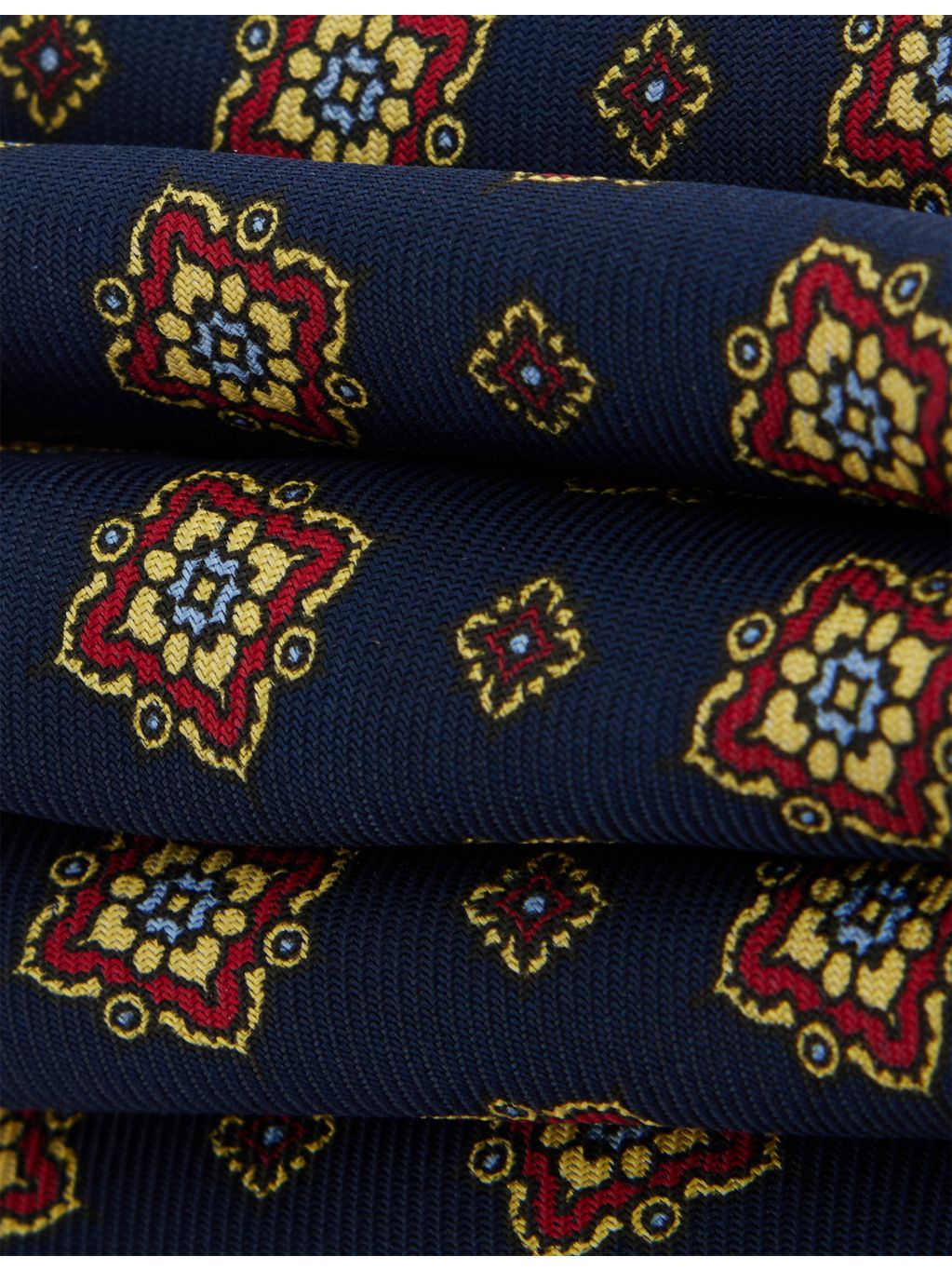 Dunhill silk tie scattered medallion print (British brand)
