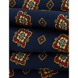 Dunhill silk tie scattered medallion print (British brand)