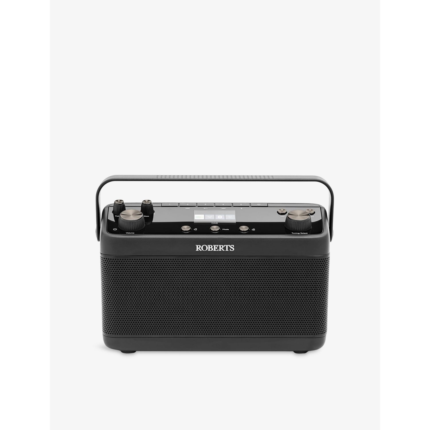 BLUTUNE 7 Portable Stereo Radio with Bluetooth & Colour Display - BLACK