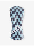 J.Lindeberg checked faux-leather fairway headcover, imported from the UK