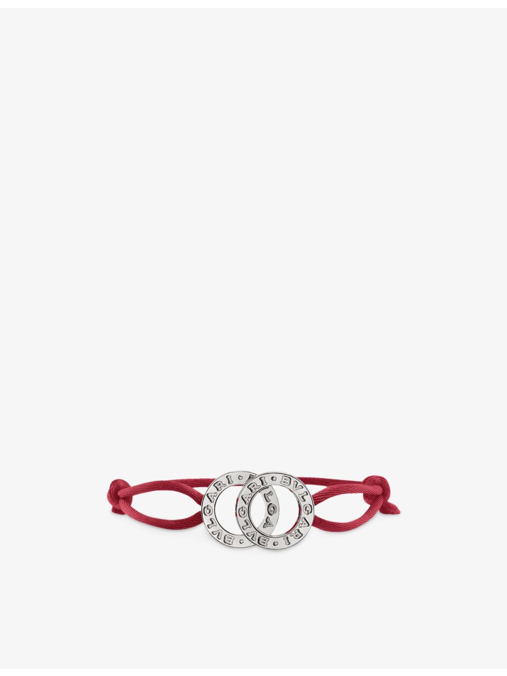 Bvlgari 925 sterling silver cord bracelet, UK version