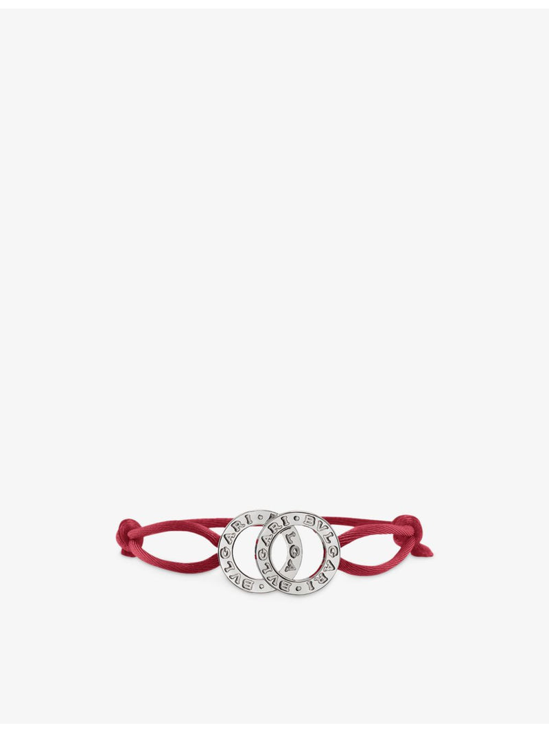 Bvlgari 925 sterling silver cord bracelet, UK version