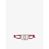 BVLGARI BVLGARI 925 Sterling Silver and Cord Bracelet