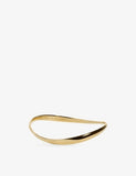 Monica Vinader Swirl 18ct Yellow Gold Vermeil Bangle